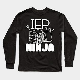 Teacher Funny Teaching Ninja Special Education Shirt Long Sleeve T-Shirt